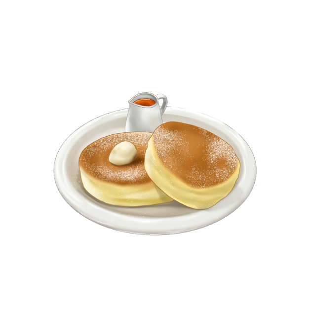 pancake without syrup ibisPaint