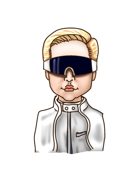 似顔絵　m-flo　VERBALヴァーバル