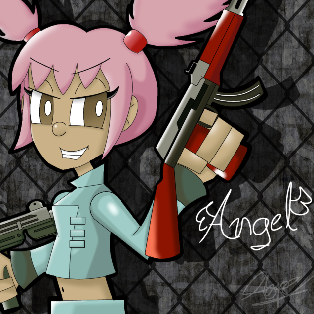 Guns and Angel) Angel Fanart - ibisPaint