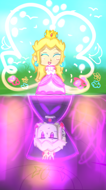 Chibi Peach and Shadow Queen!