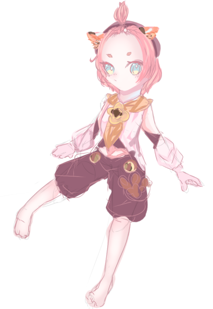 ディオナ描いてみた[原神impact、イラストメイキング]