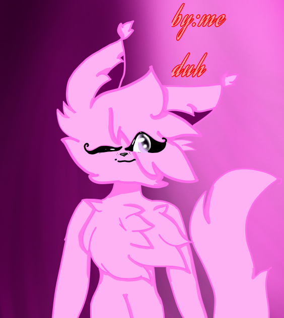 a pink furry