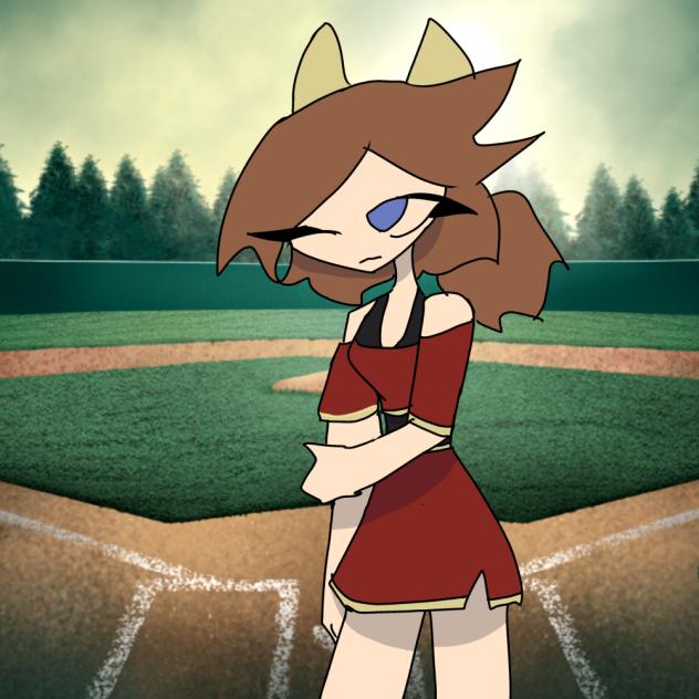 Cheerleader (drew on phone)
