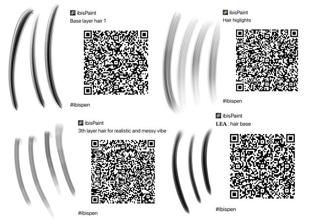 这几个月收集到的头发笔刷