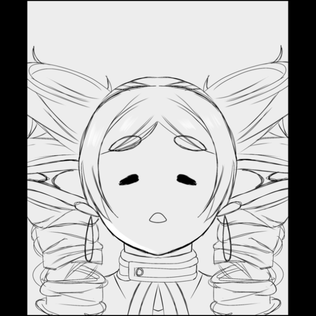 縦ロールになっちゃった(´;ω;`) ibisPaint