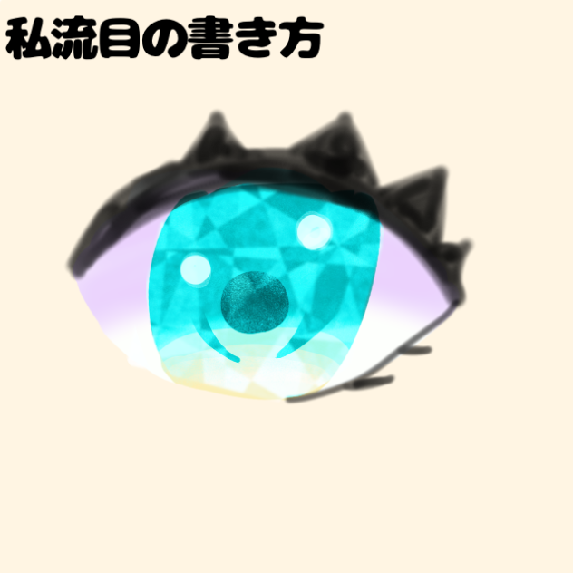 ゴミ絵師による目の描き方