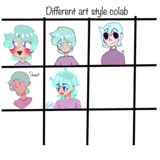 Different art style colab - ibisPaint