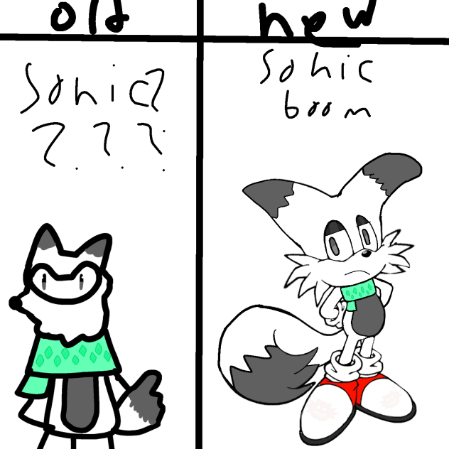 my weird sonic charter I had in 2020