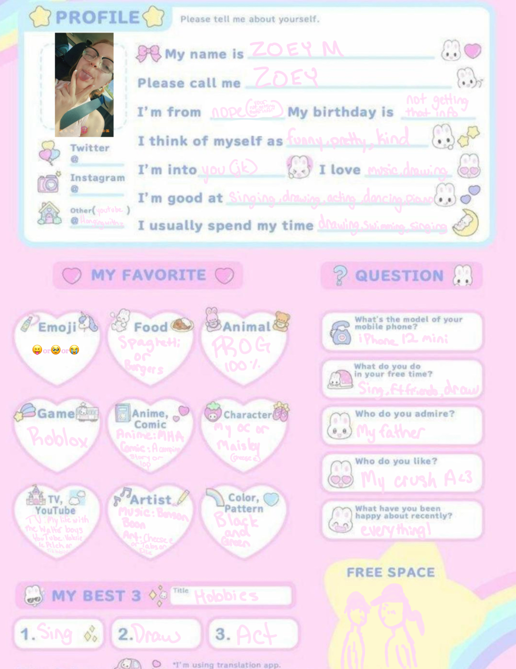 About me pt. 2 - ibisPaint