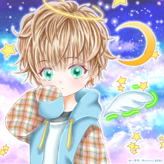 のーますさんの線画お借りしました♪♪