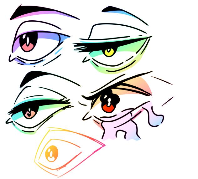 Eyes, Style Carreaux angled