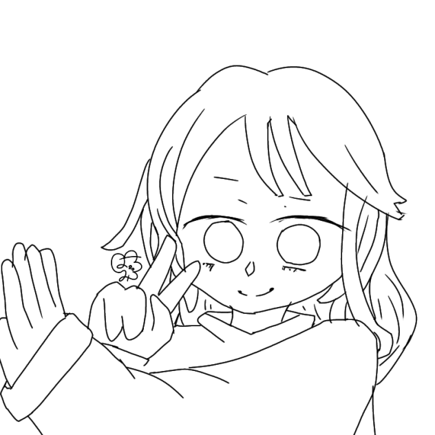 ブイ!　線画