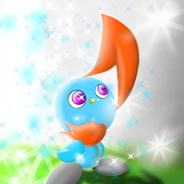 illustration with effects 1 - ibisPaint