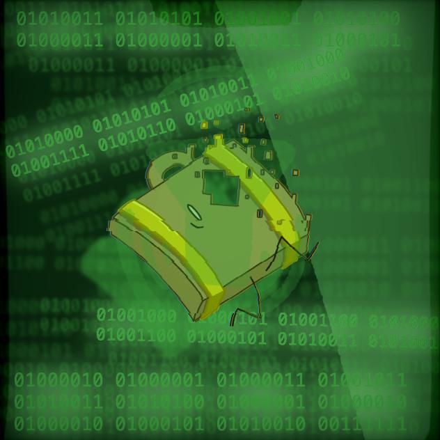 lines of scrambled up code