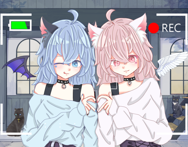 🤍天使と悪魔🖤