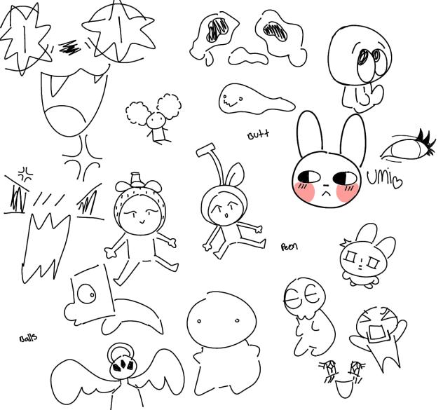 silly doodles♡