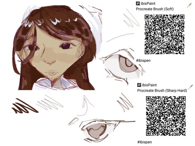 Procreate Soft Hard Lineart Sketch Brush