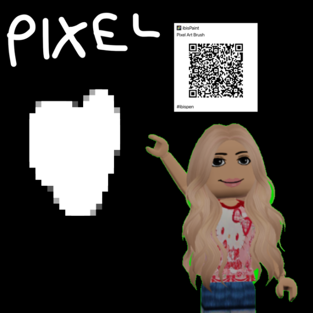 Pixel art brush - ibisPaint