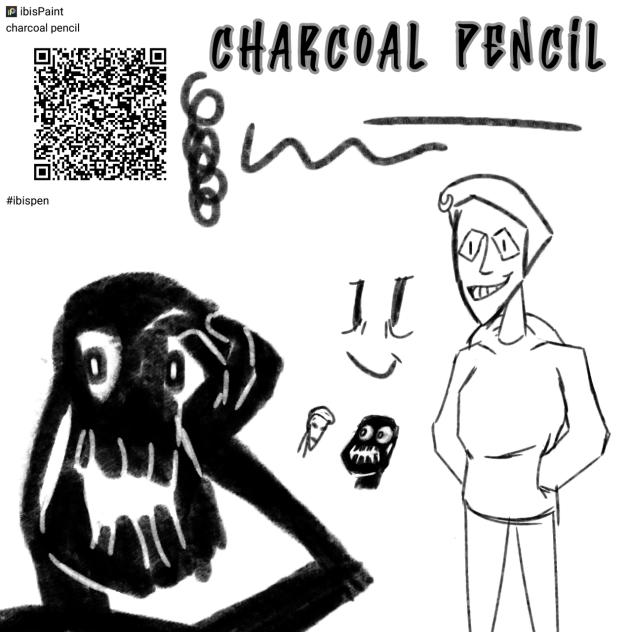charcoal pencil brush