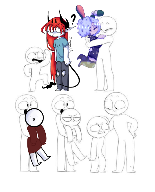 Short and tall Collab - ibisPaint