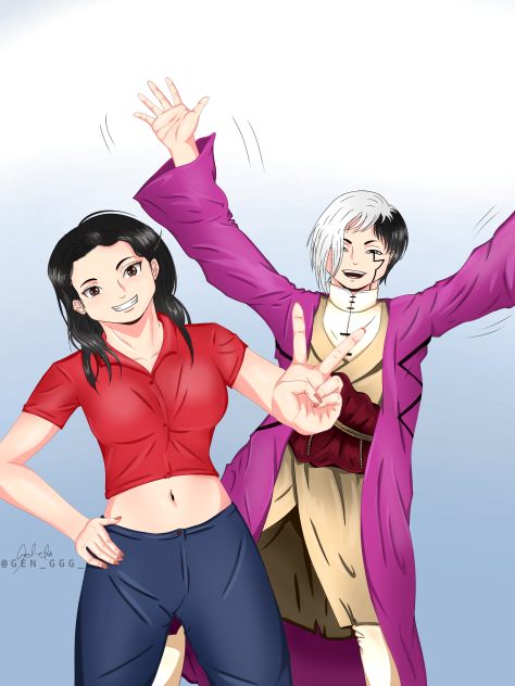 OC Gen with Asagiri Gen