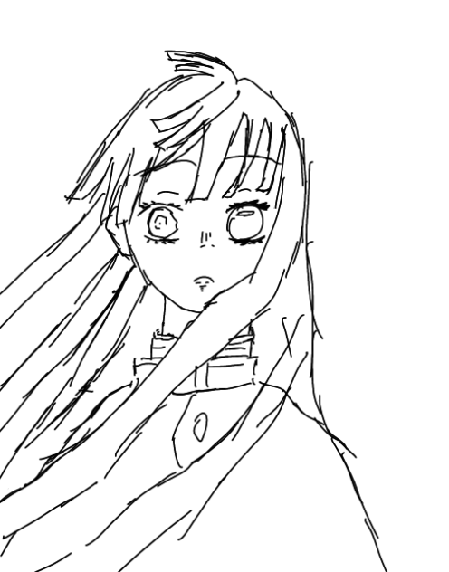 カナヲ(線画)