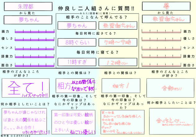 書きました!!