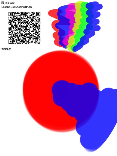 Scoops Cell Shading Brush