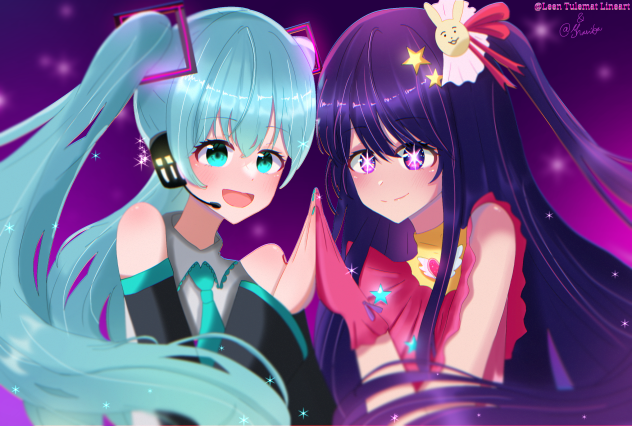 My favorite idol& vocaloid colouring