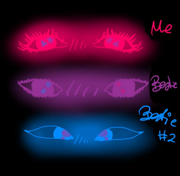 Trying the TV girl eye trend with