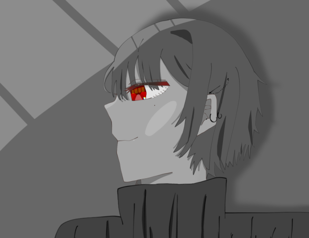 横顔