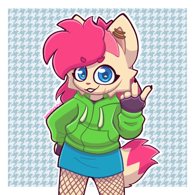 Fanart of the Kitty channel af