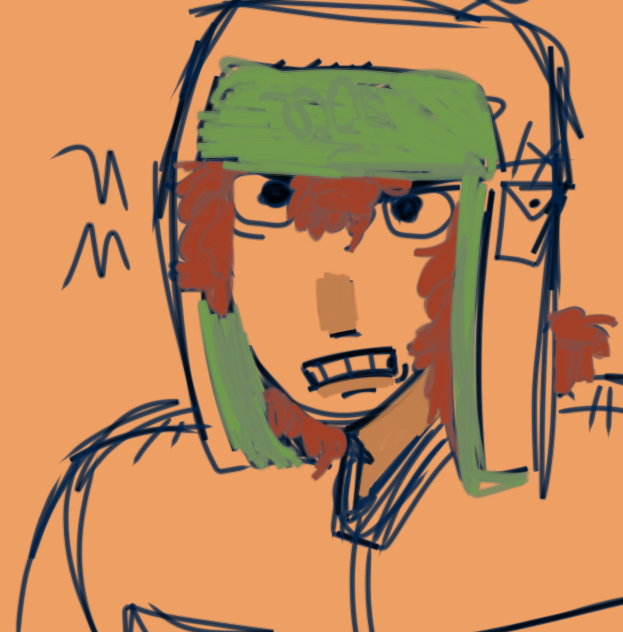 unfinished Kyle drawing