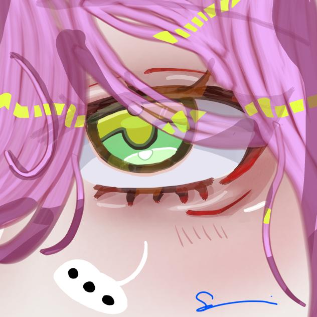 A eye