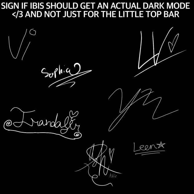 SIGN DARK MODE NOW ‼️
