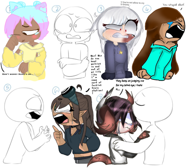 Crying collab - ibisPaint
