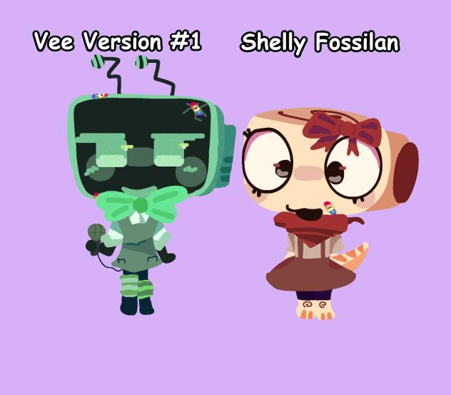 Shelly and Vee designs for a future au!