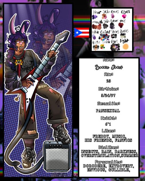 Bonnie the Bunny character sheet