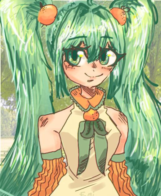 miku orange🩵🍊