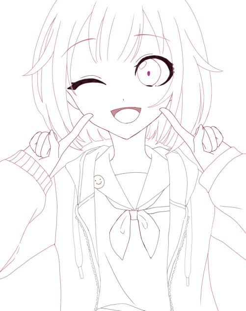 えむちゃんフリー線画