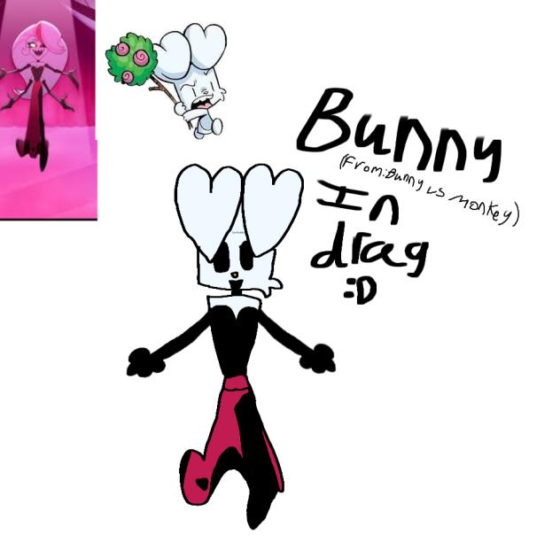 Bunny in drag