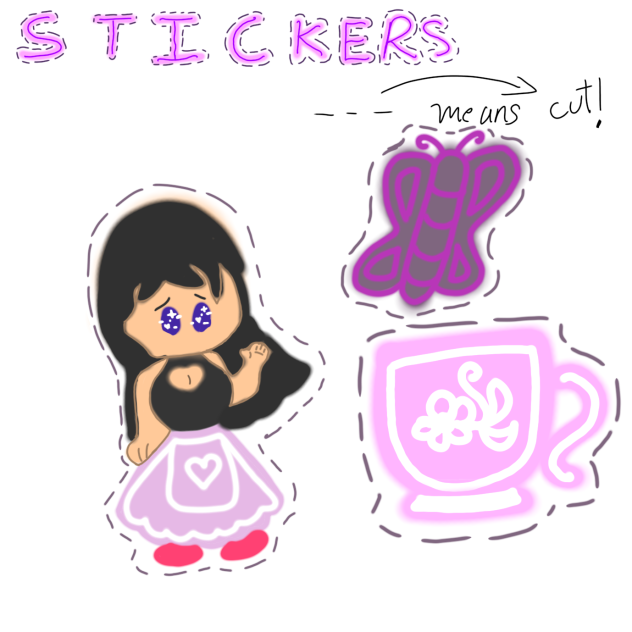 you want my stickers, then go! get em!!