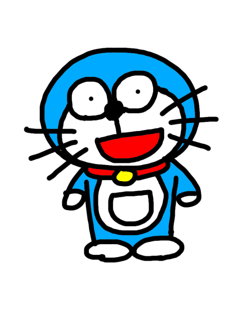 絵描き歌で描いてみた