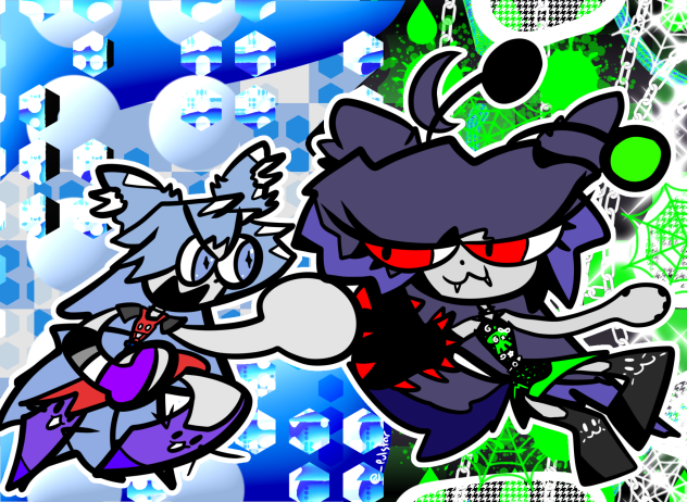 RiVALS BEIN' RiVALS..! (Artfight attack)