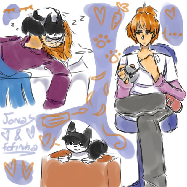 Fanart Jonas e Fofinha