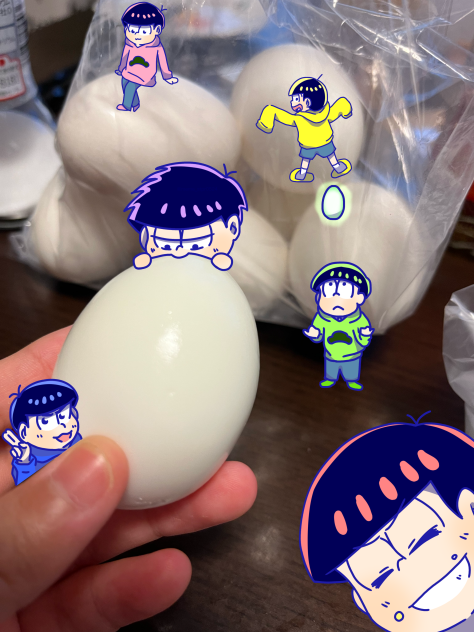 6つ子とゆでたまご