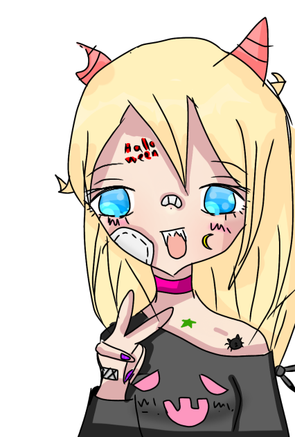 halloween girl (colored)