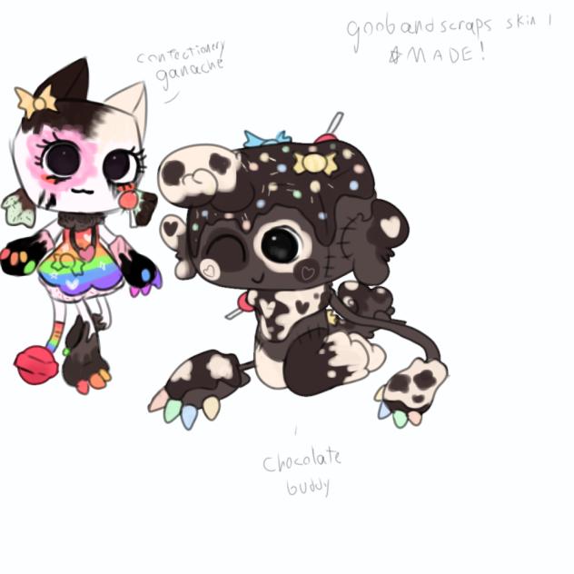 Goob and scraps skin i made