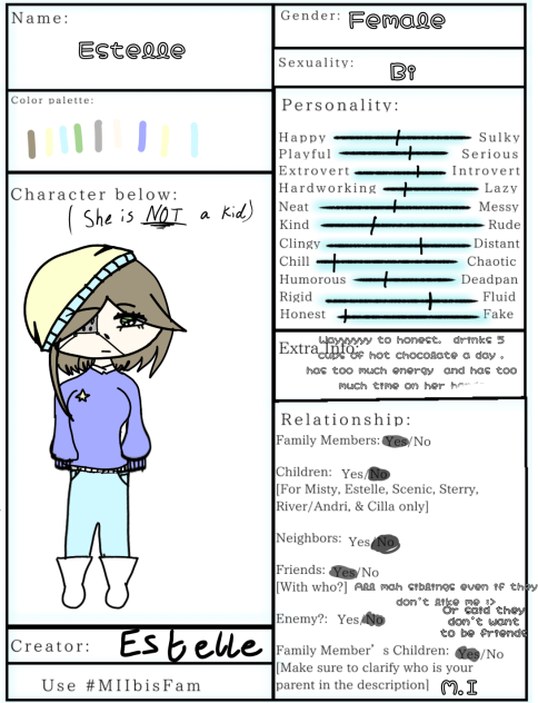 Adoption sheet        Estelle updated