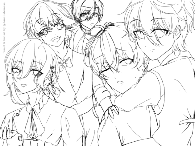 BLUELOCK ll Lineart for Colouring